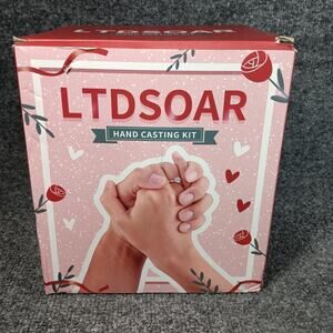 LTDSOAR Hand Casting Kit Couples DIY Plaster Mold Keepsake with Bucket Base